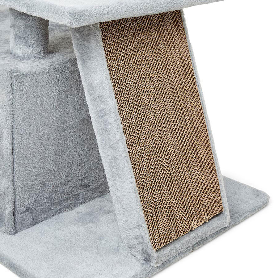 Pets at Home Double Level Cat Activity Centre Grey