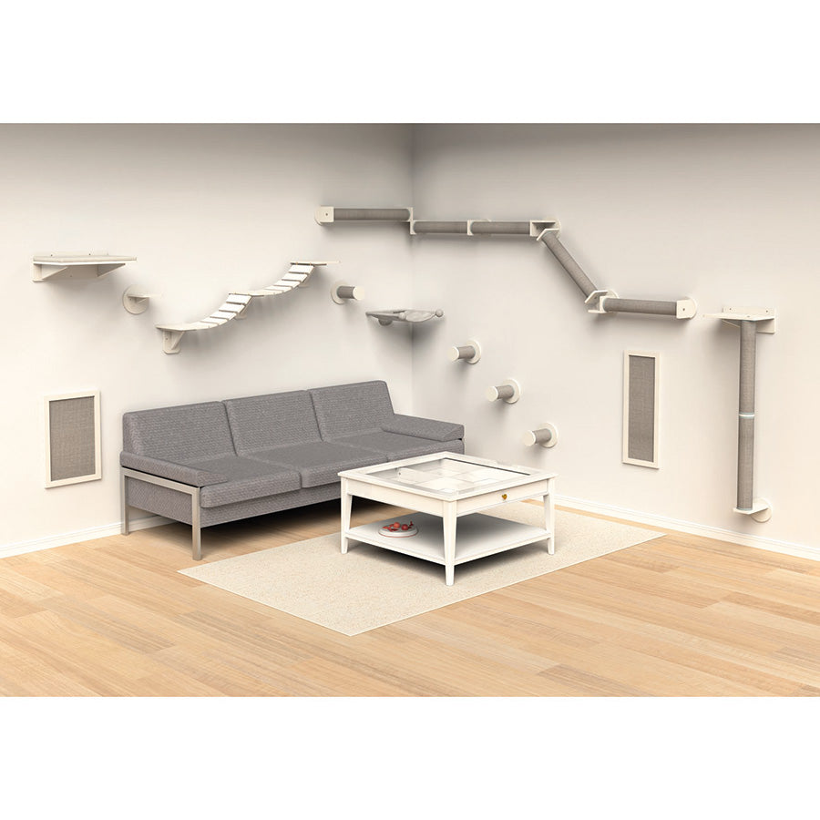 Trixie Climbing Path Wall Set for Cats White & Grey