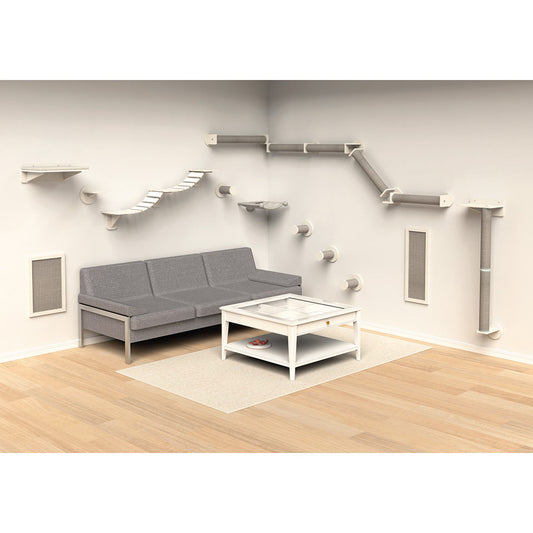 Trixie Climbing Path Wall Set for Cats White & Grey