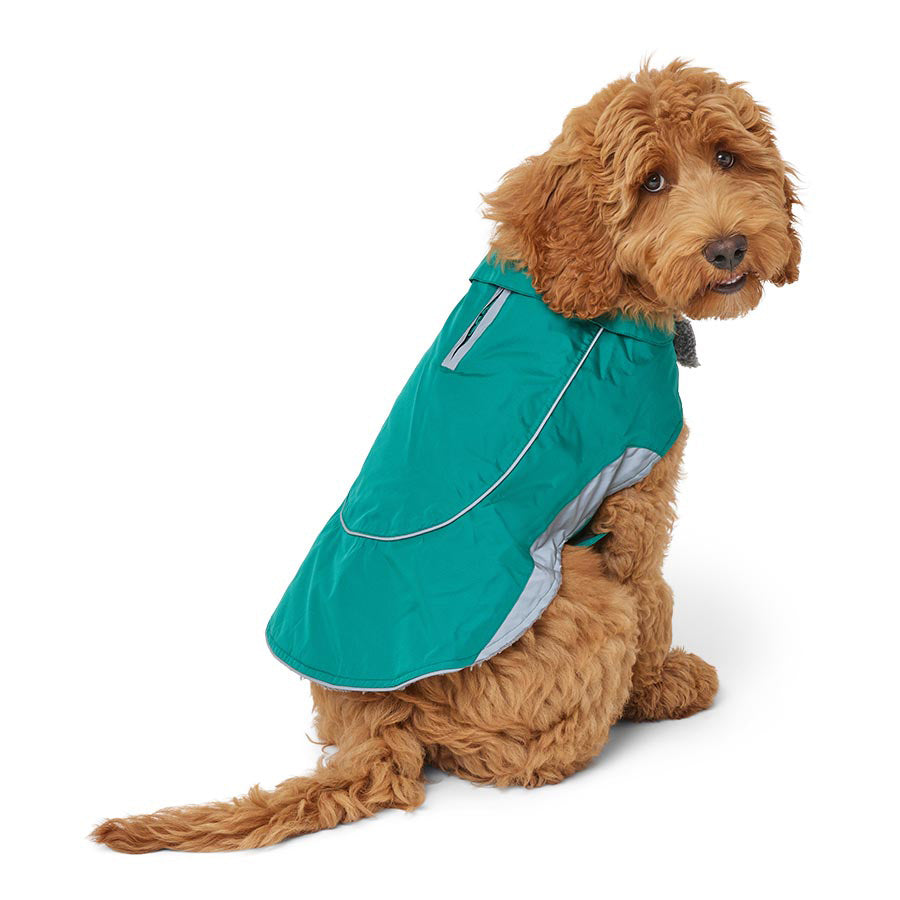 Pets at Home Ripstop Dog Jacket Green