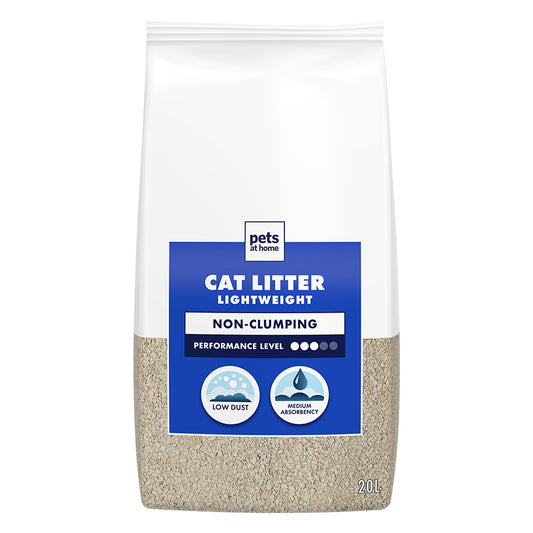 Pets at Home Lightweight Non-Clumping Cat Litter 20L