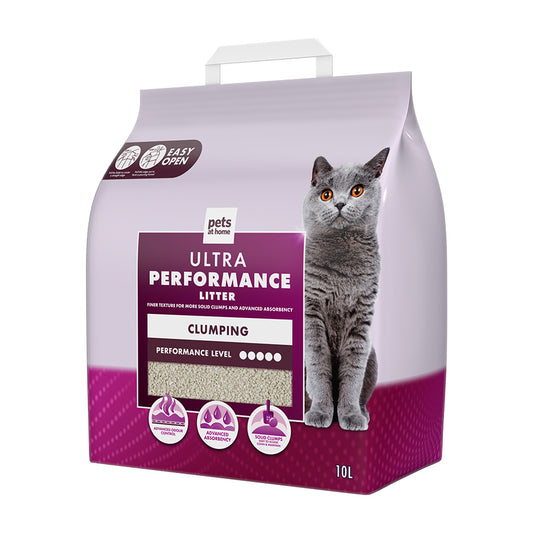 Pets at Home Ultra Performance Clumping Cat Litter 10L