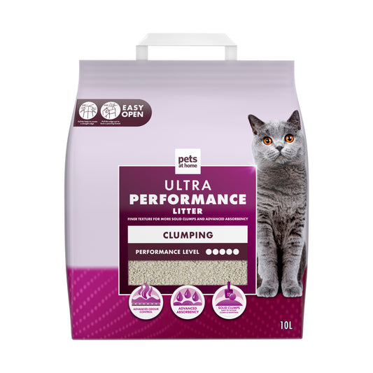 Pets at Home Ultra Performance Clumping Cat Litter 10L