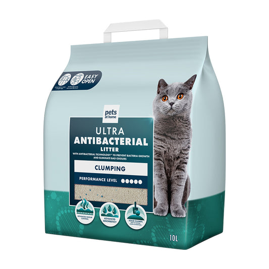 Pets at Home Ultra Antibacterial Cat Litter 10L