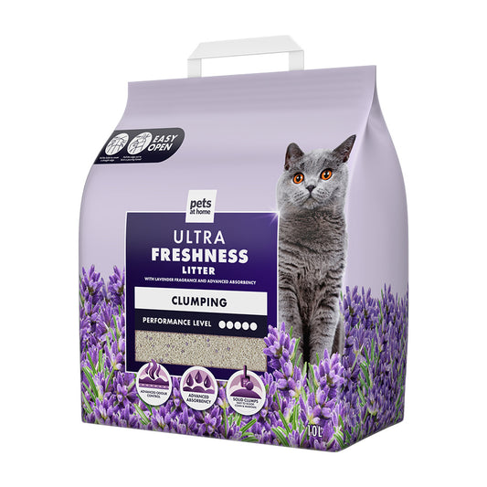 Pets at Home Ultra Freshness Clumping Cat Litter 10L