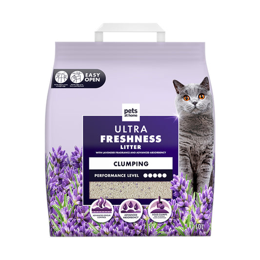 Pets at Home Ultra Freshness Clumping Cat Litter 10L