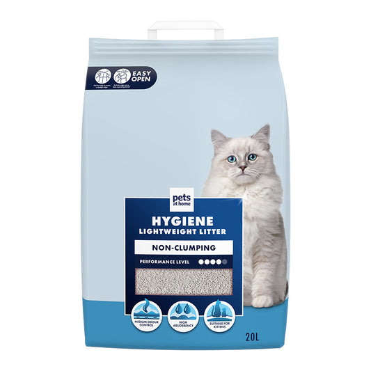 Pets at Home Hygiene Non-Clumping Cat Litter 20L