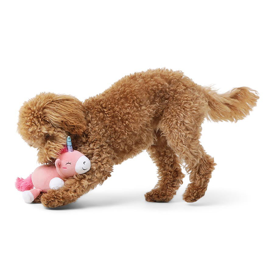 Pets at Home Squeaky Unicorn Dog Toy Mini
