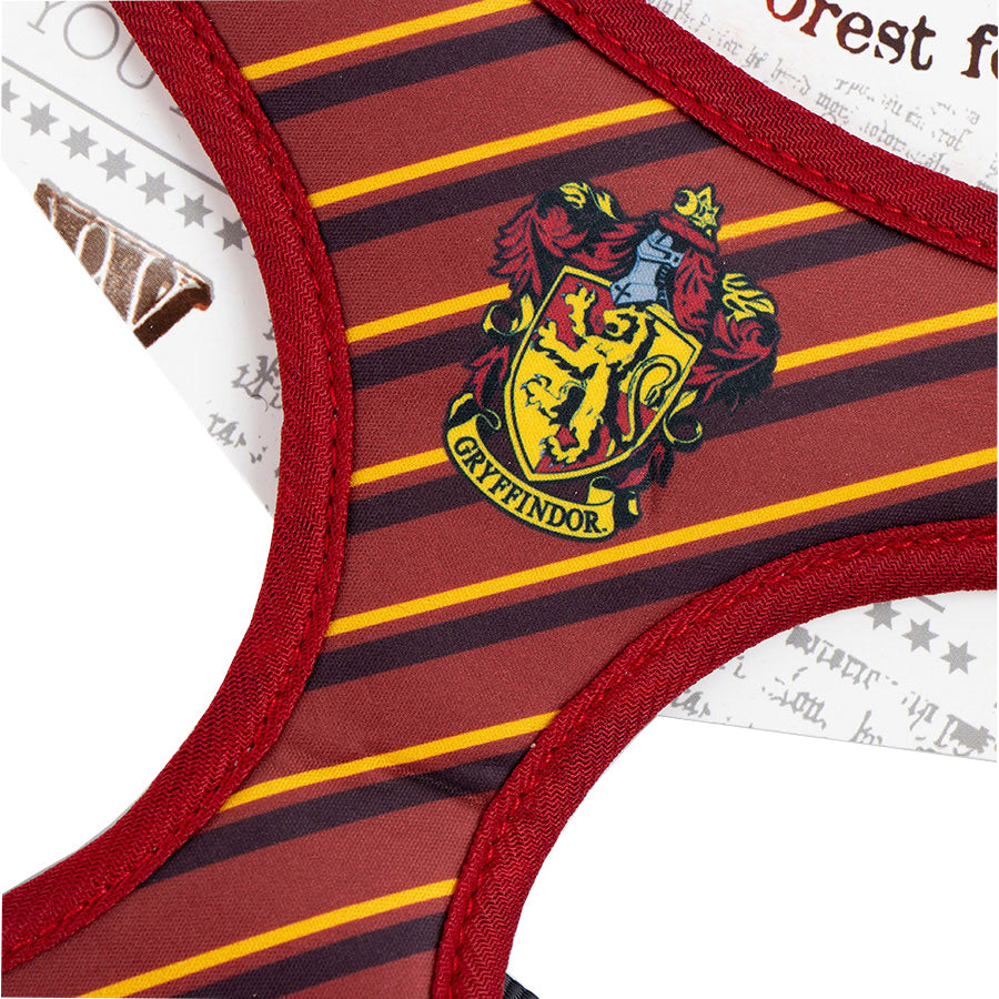 Harry Potter Gryffindor Dog Harness Red