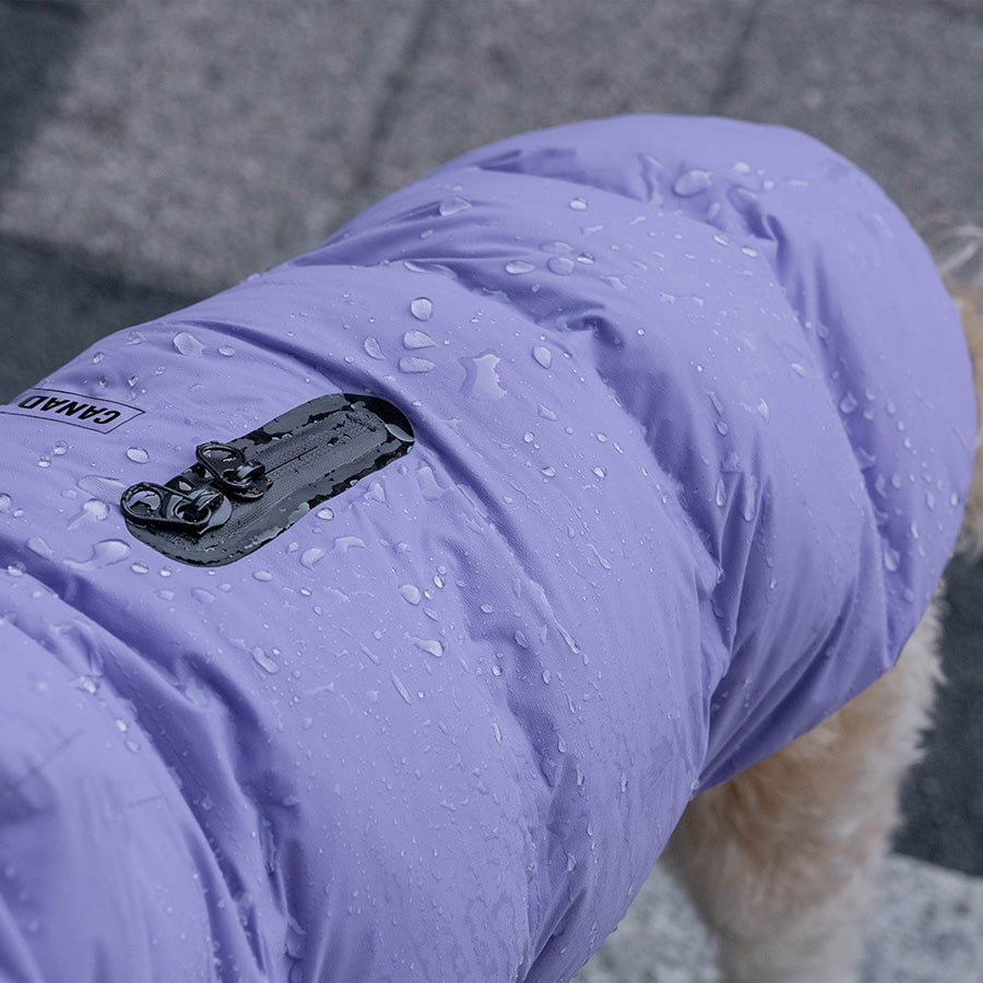 Canada Pooch Waterproof Puffer Dog Jacket Violet X Small