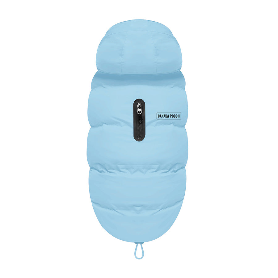 Canada Pooch Waterproof Puffer Dog Jacket Ice Blue X Small