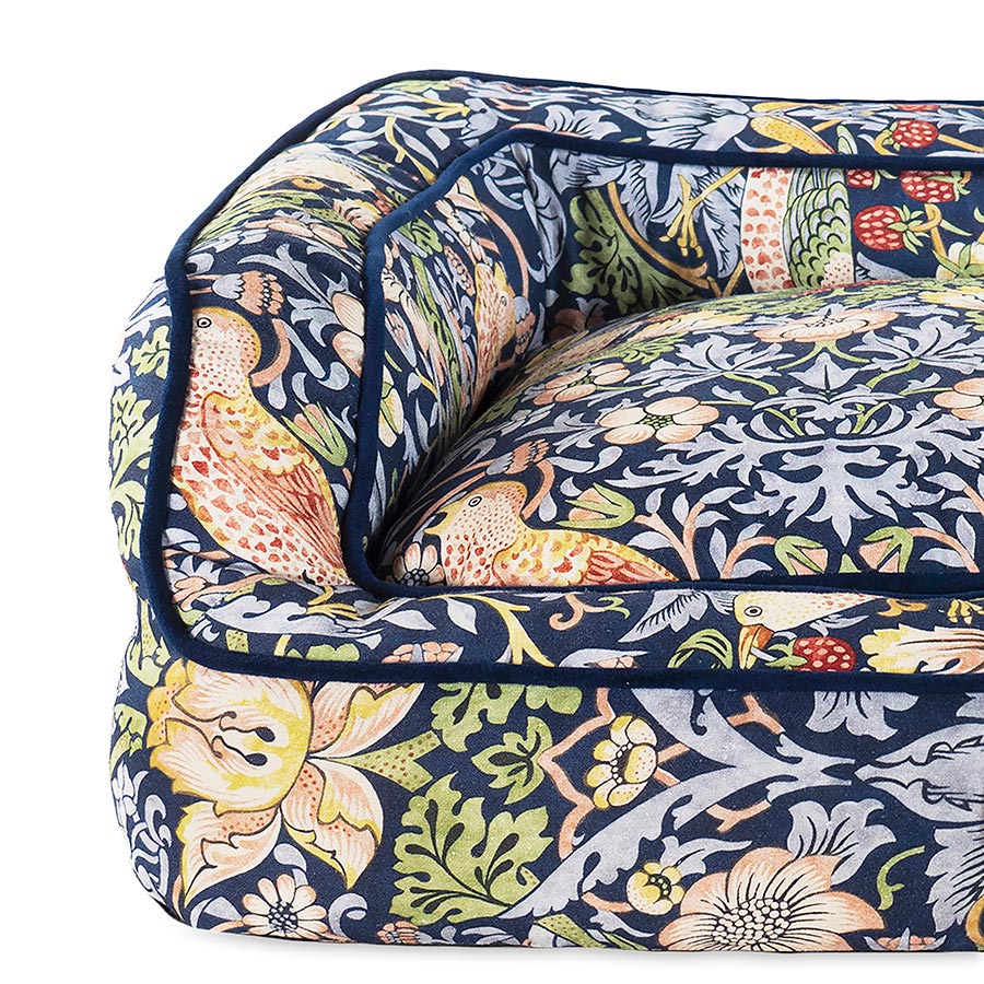 William Morris Strawberry Thief Pet Sofa