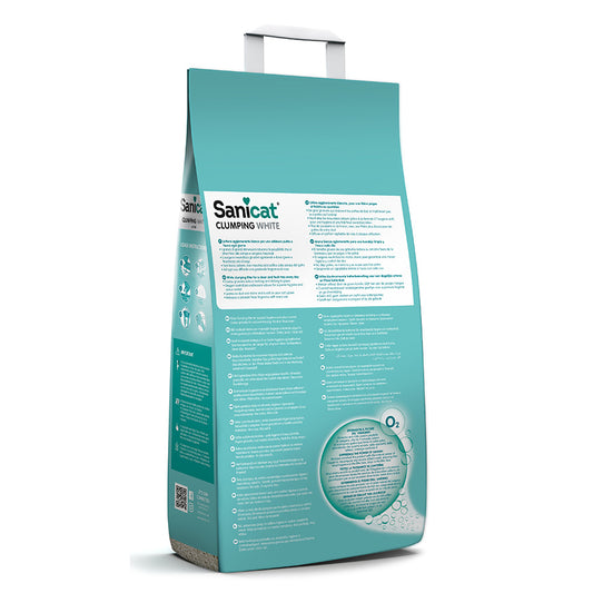 Sanicat White Rose Petal Scented Clumping Cat Litter 8 Litre
