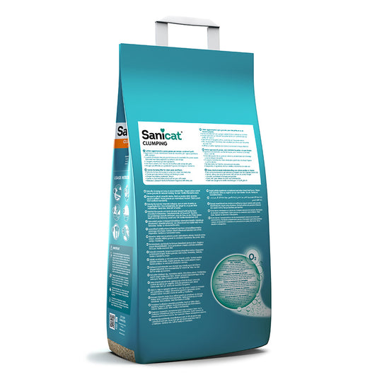 Sanicat Vanilla and Mandarin Scented Clumping Cat Litter 8 Litre