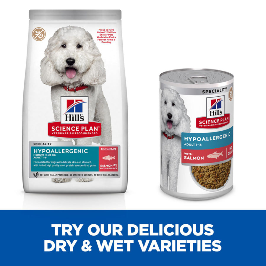 Hill's Science Plan Hypoallergenic Medium Breed Adult Dry Dog Food 14kg