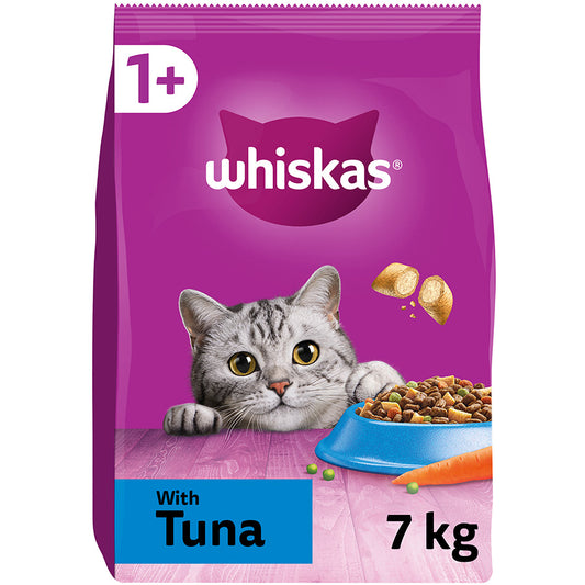 Whiskas 1+ Adult Dry Cat Food with Tuna 7kg