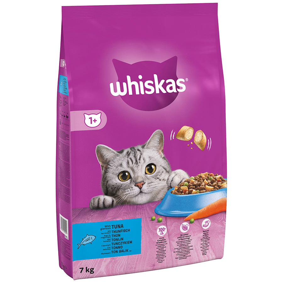 Whiskas 1+ Adult Dry Cat Food with Tuna 7kg