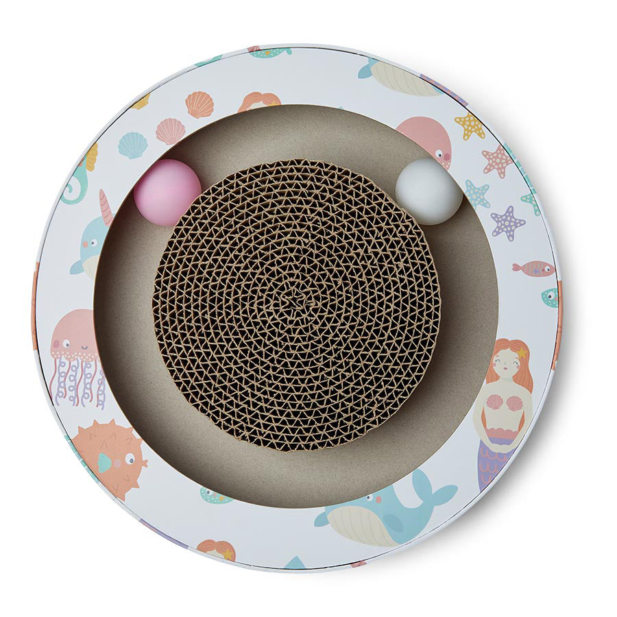 Baby Bea Cardboard Play and Scratch Kitten Toy