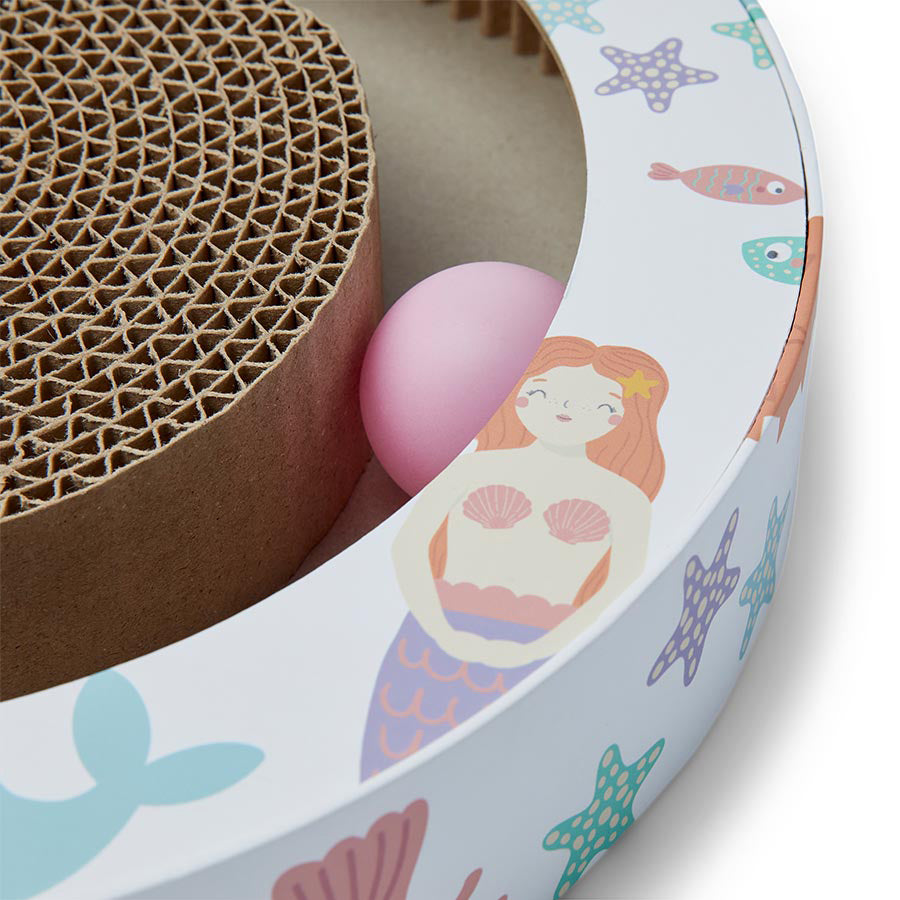 Baby Bea Cardboard Play and Scratch Kitten Toy