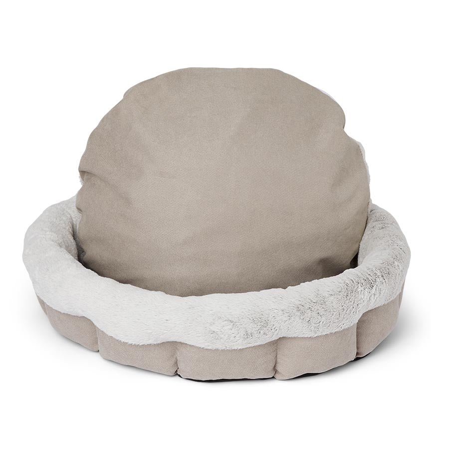 Noble Memory Foam Scalloped Donut Dog Bed Biscuit