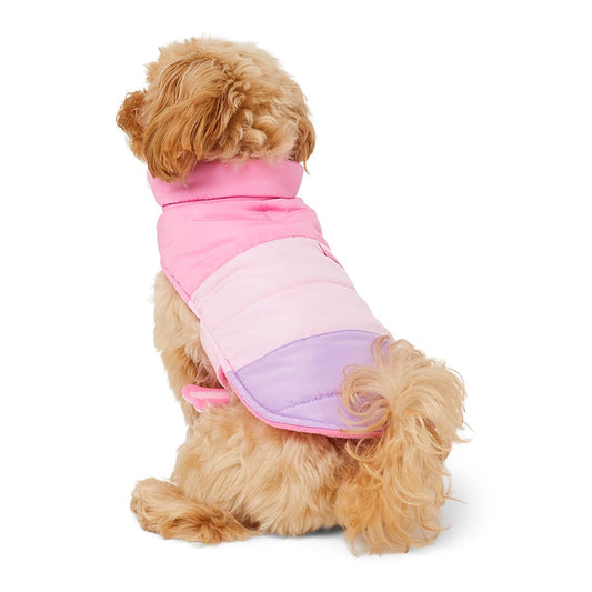 Pets at Home Colourblock Dog Jacket Pink