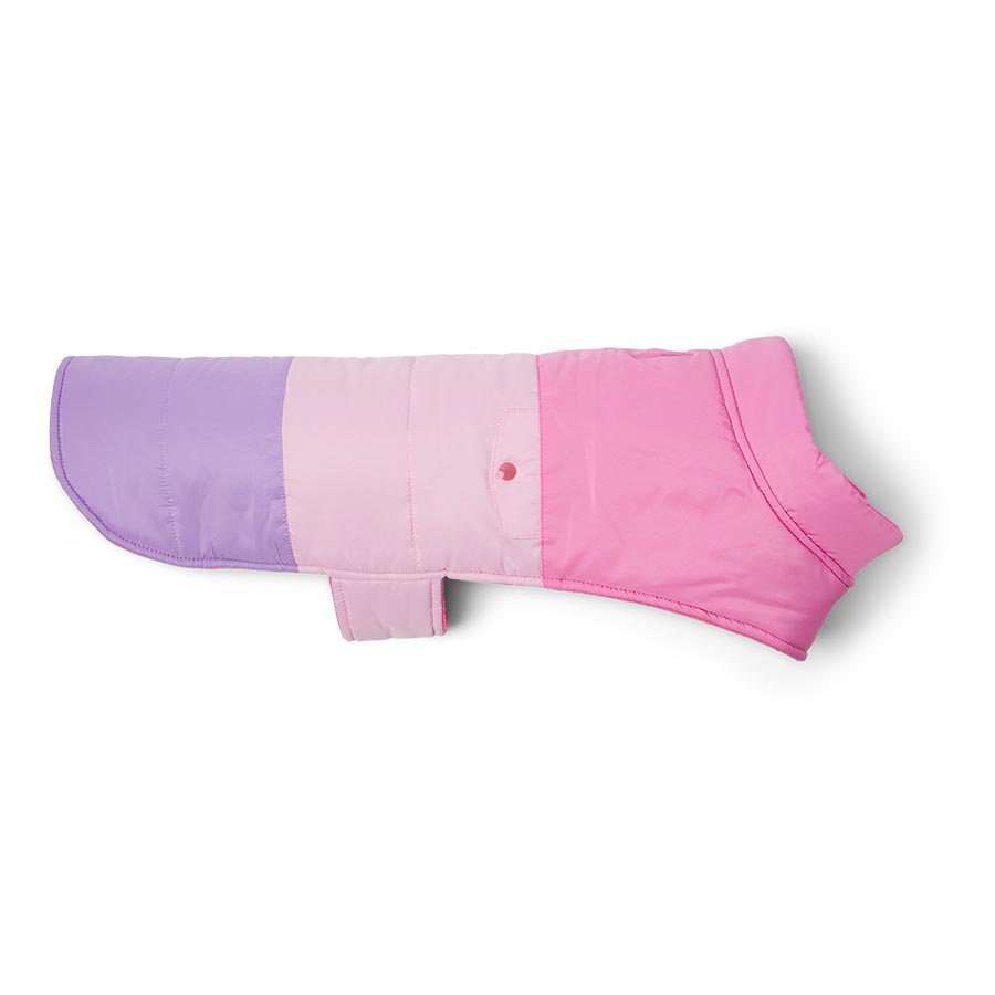 Pets at Home Colourblock Dog Jacket Pink