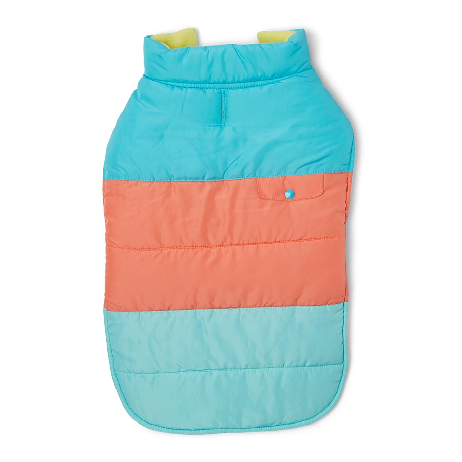 Pets at Home Colourblock Dog Jacket Muti
