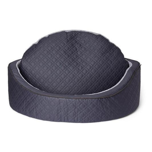 Wainwright's Extra Support Quilted Oval Dog Bed Grey