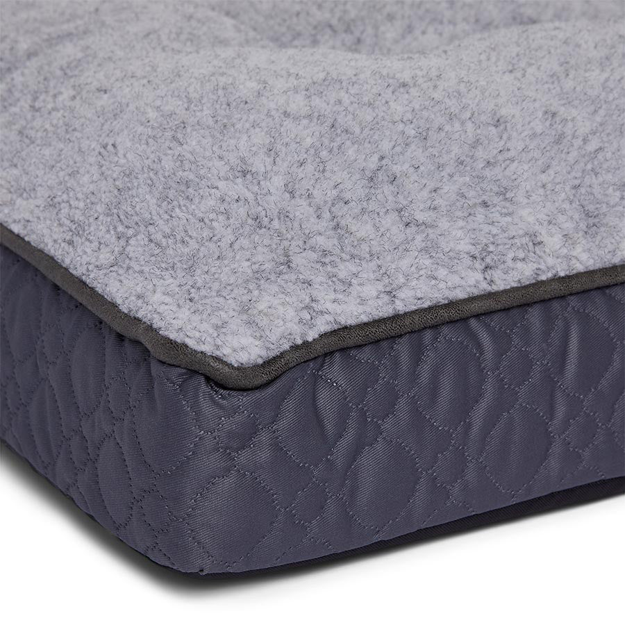 Wainwright's Extra Support Quilted Mattress Dog Bed Grey