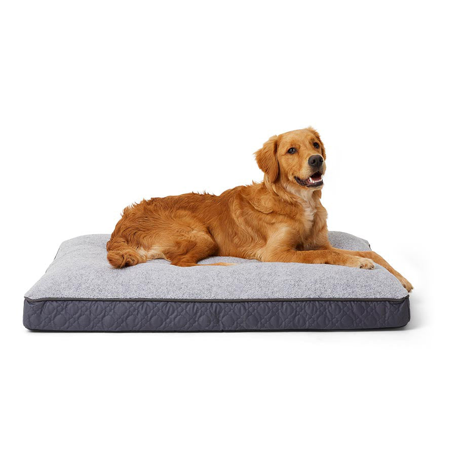 Wainwright's Extra Support Quilted Mattress Dog Bed Grey