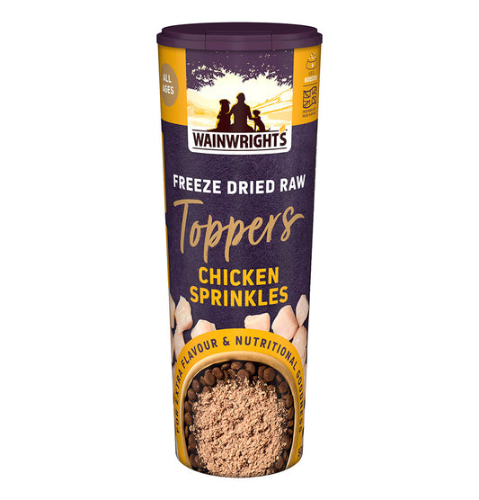Wainwright's Freeze Dried Raw Dog Food Toppers Sprinkle Chicken 50g