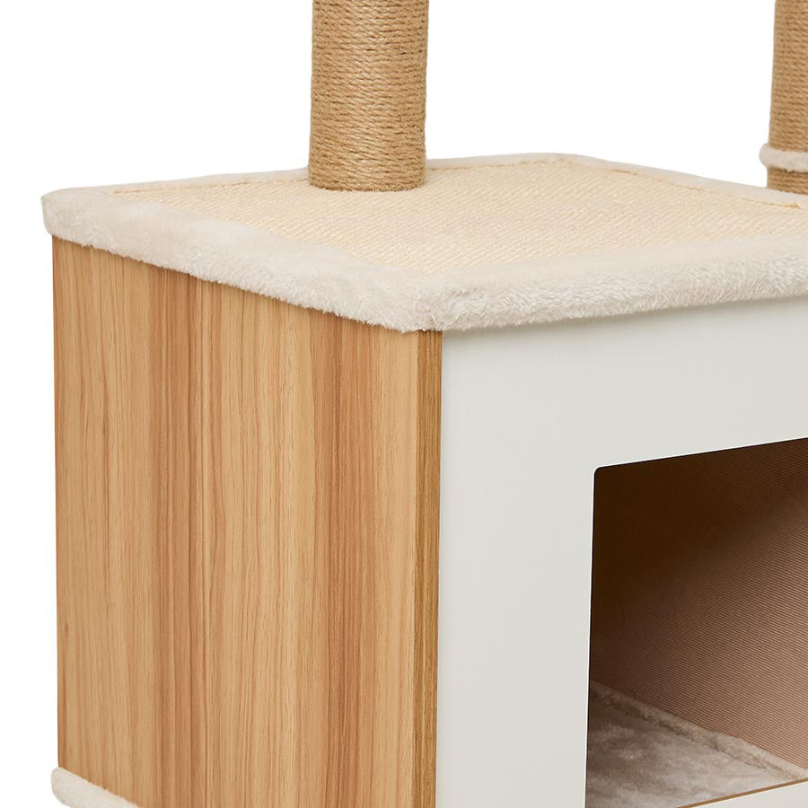 Pets at Home Coco Haven Cat Tower Natural