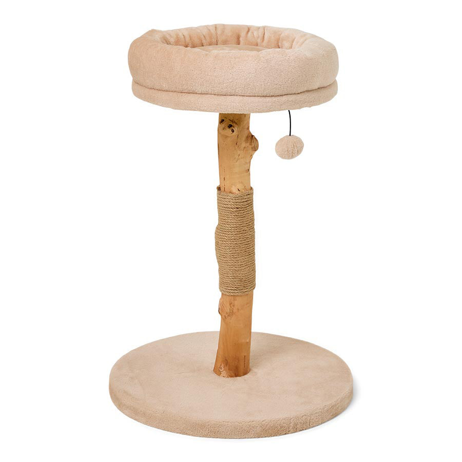 Pets at Home Tom Snooze & Swat Cat Tower Natural