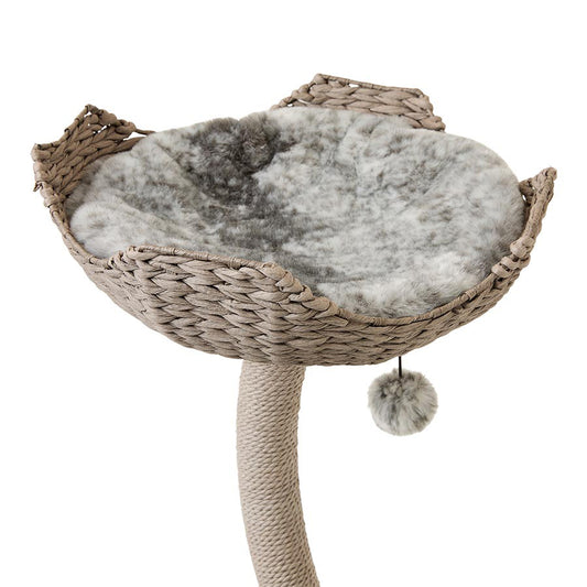 Pets at Home Luna Rope Climb And Snooze Cat Tower Grey