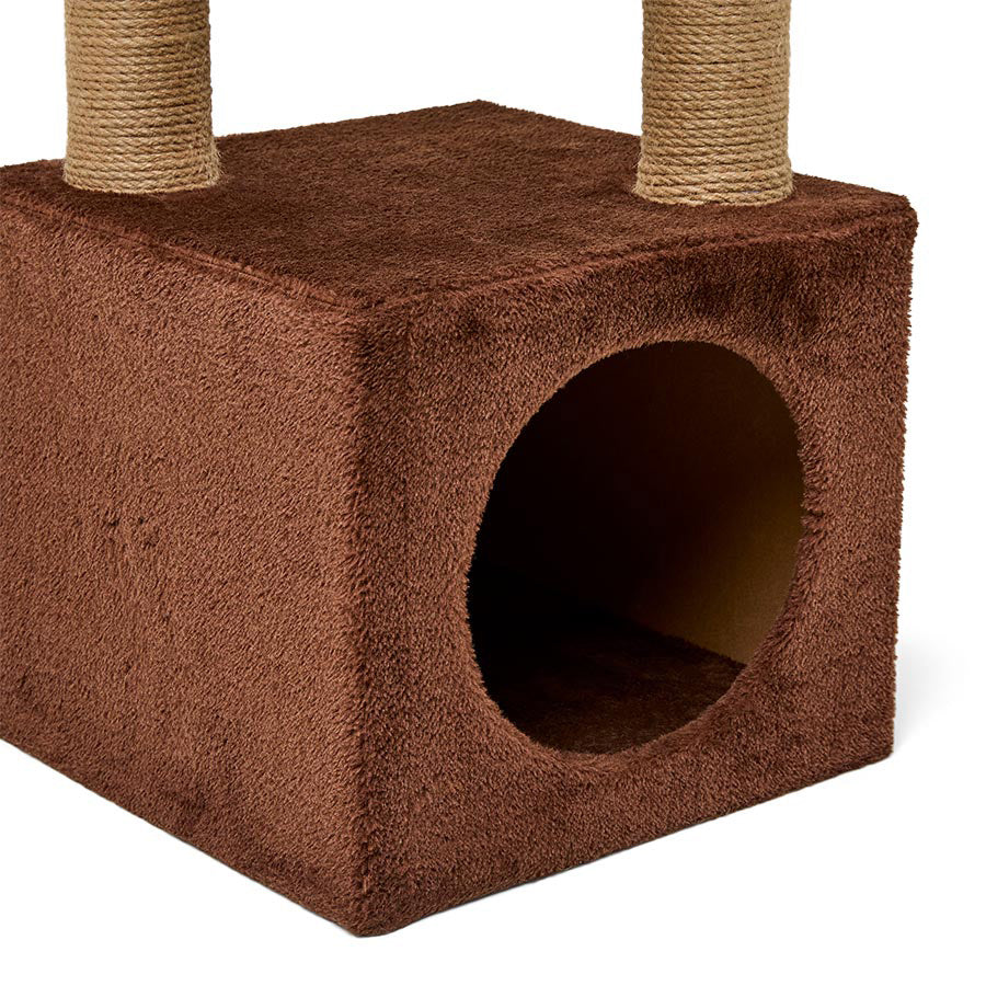 Pets at Home Nala Climb And Hide Cat Tower Brown