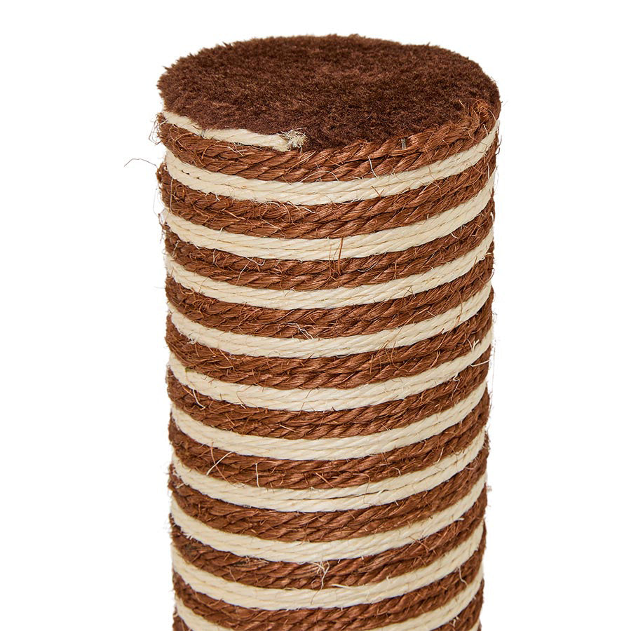Pets at Home Teddy Tall Scratch Cat Post Brown Large
