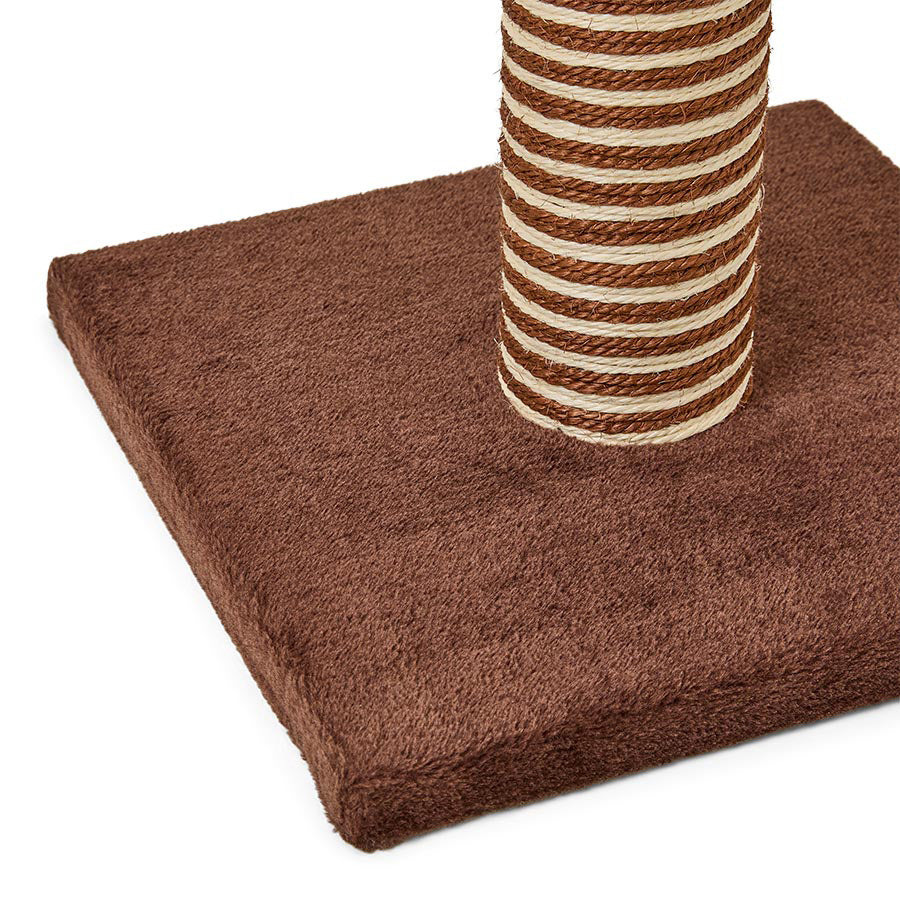 Pets at Home Teddy Tall Scratch Cat Post Brown Large