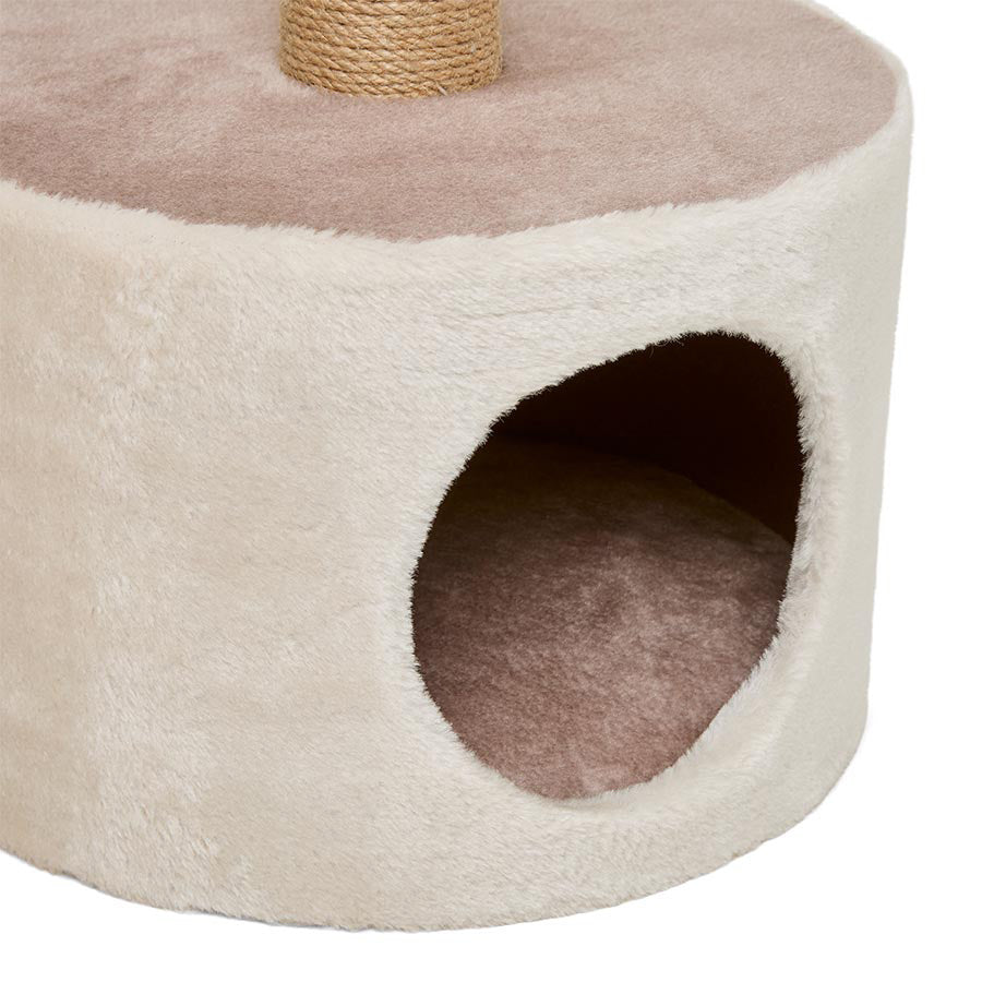 Pets at Home Pepper Scratch & Snooze Cat Hideaway Natural