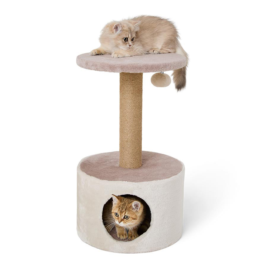 Pets at Home Pepper Scratch & Snooze Cat Hideaway Natural