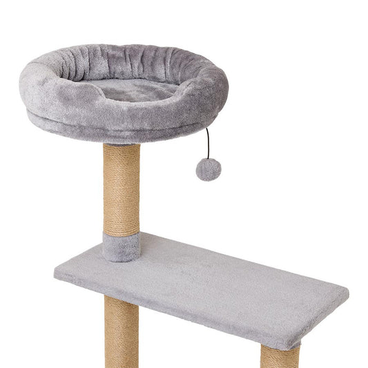 Pets at Home Lily Climb & Hide Cat Tower Grey
