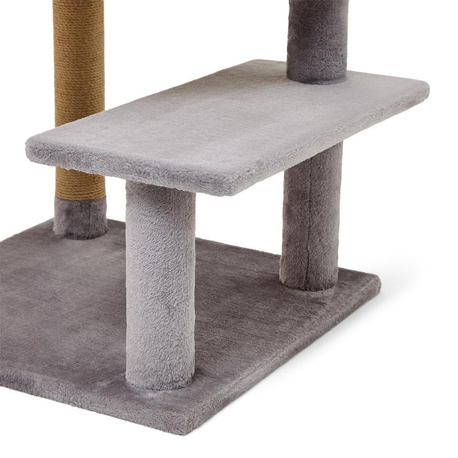 Pets at Home Lily Climb & Hide Cat Tower Grey