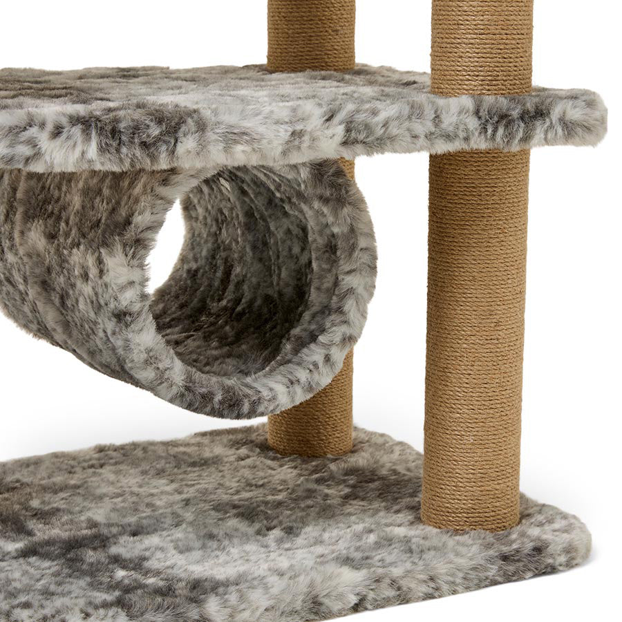 Pets at Home Smudge Multi Level Nap & Play Cat Tower Grey