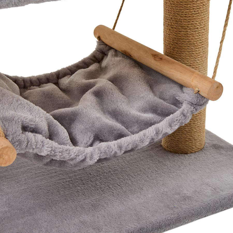 Pets at Home Gizmo Hammock Cat Tower Grey
