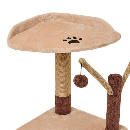 Pets at Home Oreo Scratch & Swat Cat Tower Brown