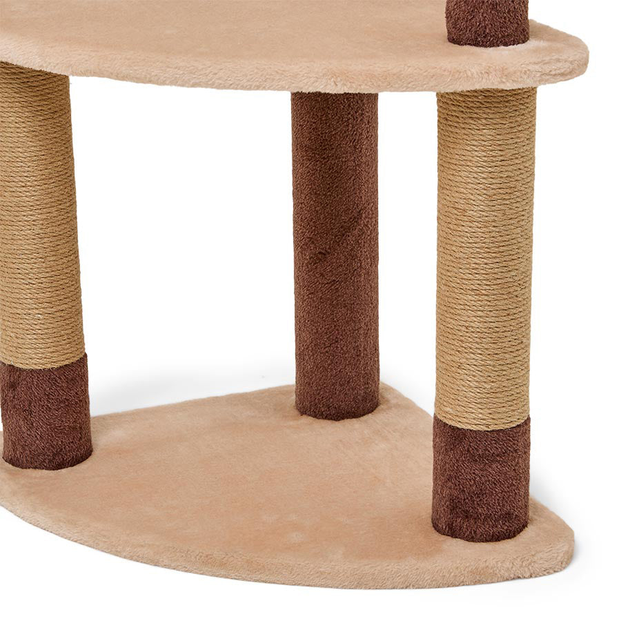 Pets at Home Oreo Scratch & Swat Cat Tower Brown
