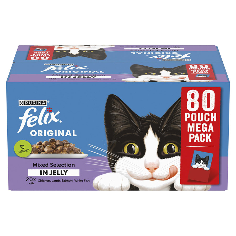 Felix Original Adult Wet Cat Food Mixed Selection in Jelly