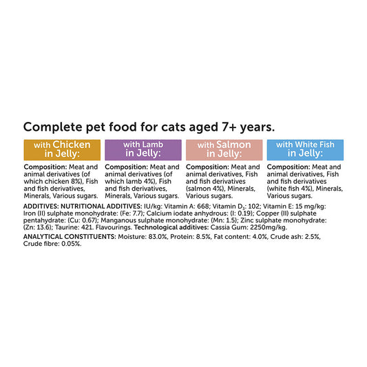 Felix Original Senior 7+ Wet Cat Food Mixed Selection in Jelly