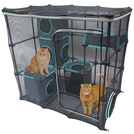SportsPet Outdoor Mega Catio Cat Playset Kit
