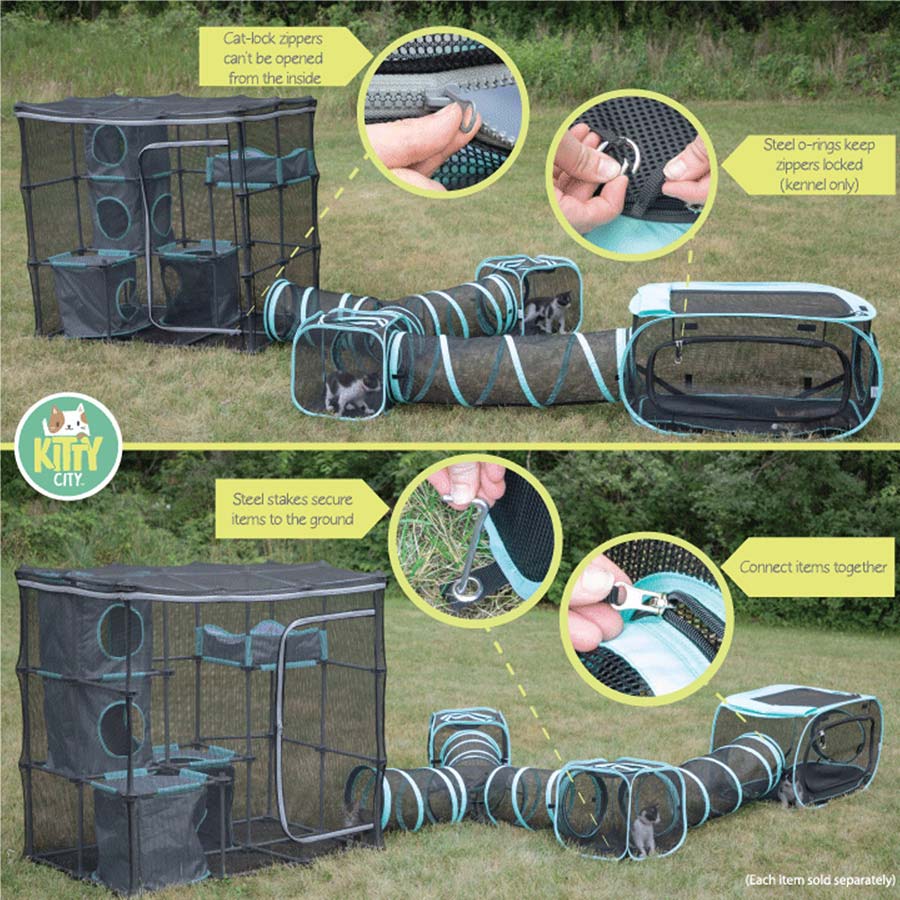 SportsPet Outdoor Mega Catio Cat Playset Kit