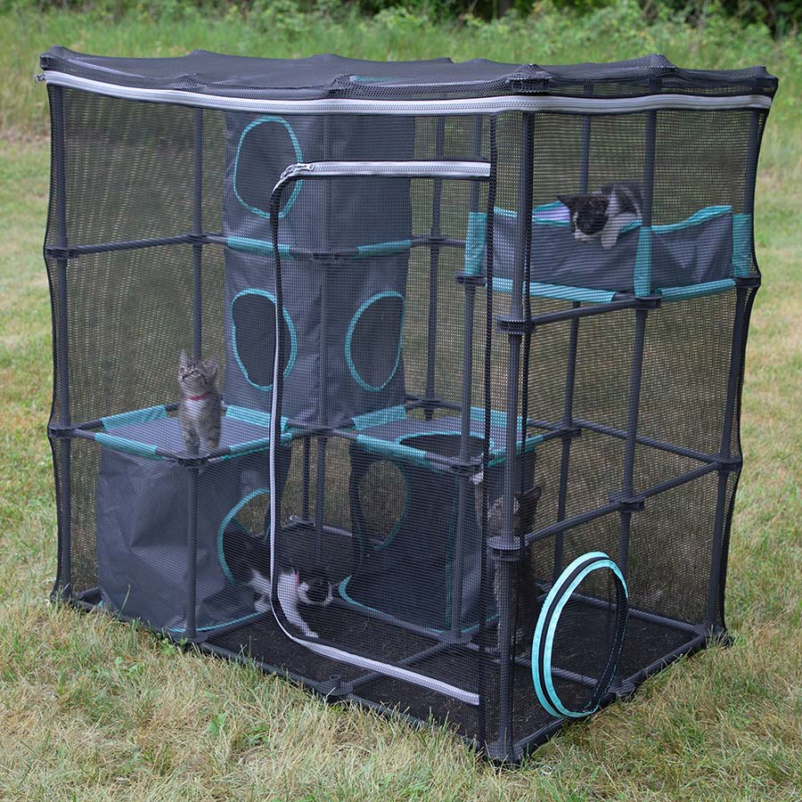 SportsPet Outdoor Mega Catio Cat Playset Kit